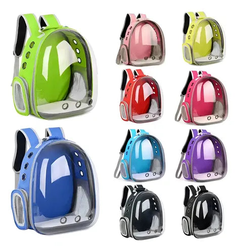 Transportador de mascotas tipo mochila