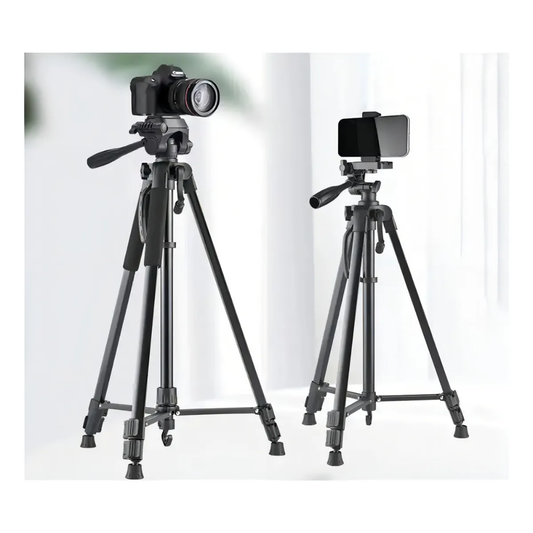 Trípode Profesional de 166 cm para celular y cámaras DSLR