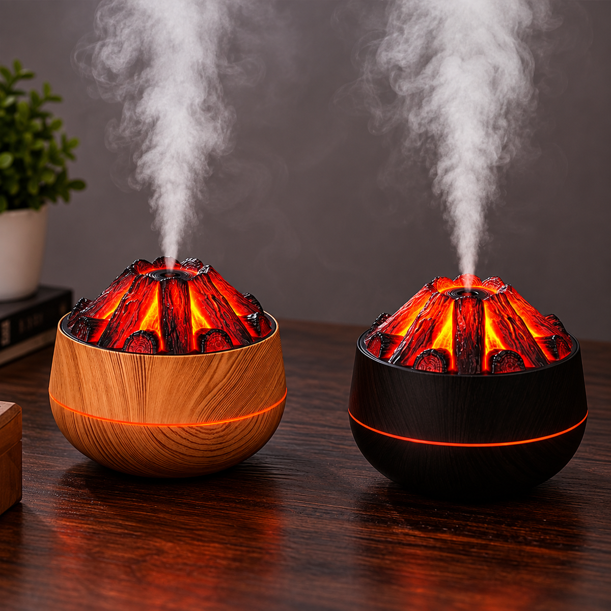 Humidificador Volcán de Lava